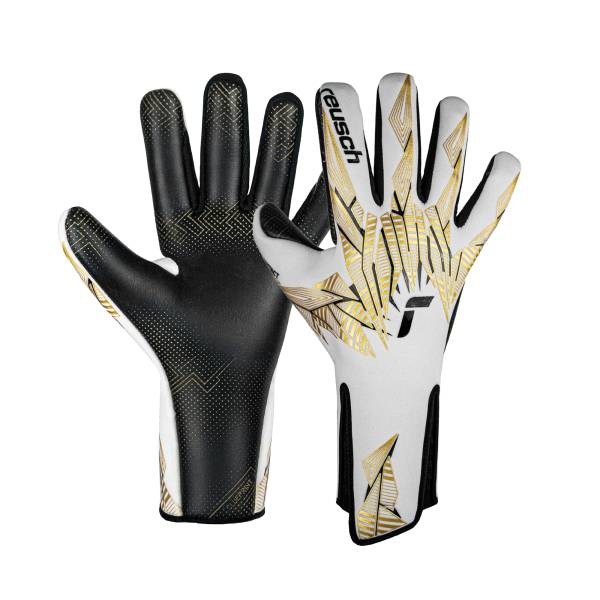 Reusch Pure Contact Gold X GluePrint Strapless 5470915 1131 weiss 1